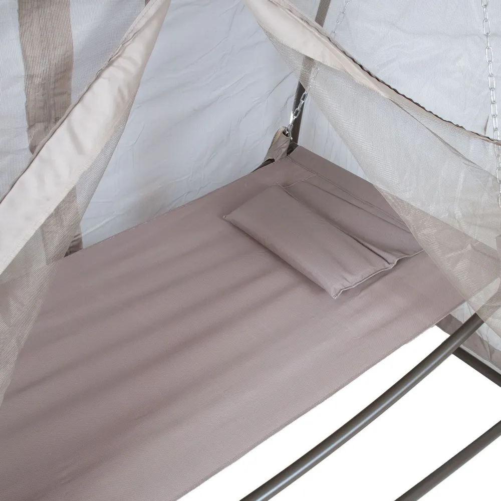 Online Home4you Riippumatto SUNDAY katoksella, taupe, beige