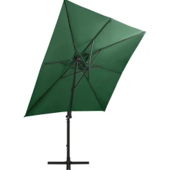 Online FinePRICE Riippuva aurinkovarjo tangolla ja LED-valoilla 250cm terrakotta