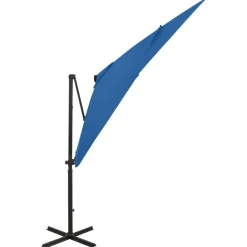Online FinePRICE Riippuva aurinkovarjo tangolla ja LED-valoilla 250cm terrakotta