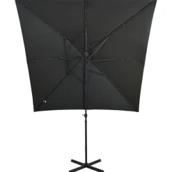 Online FinePRICE Riippuva aurinkovarjo tangolla ja LED-valoilla 250cm terrakotta
