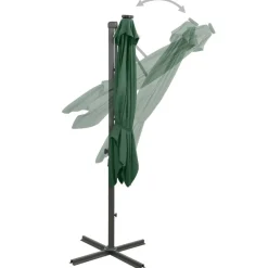 Online FinePRICE Riippuva aurinkovarjo tangolla ja LED-valoilla 250cm terrakotta