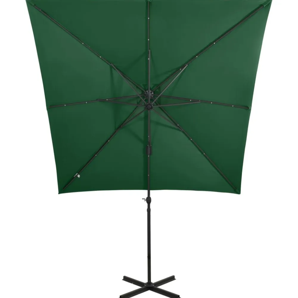 Online FinePRICE Riippuva aurinkovarjo tangolla ja LED-valoilla 250cm terrakotta