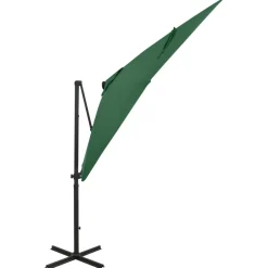 Online FinePRICE Riippuva aurinkovarjo tangolla ja LED-valoilla 250cm terrakotta