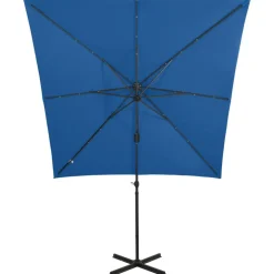 Online FinePRICE Riippuva aurinkovarjo tangolla ja LED-valoilla 250cm terrakotta