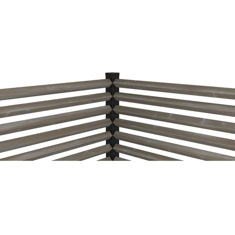 Sale JABO Rima Öckerö Linax 1490x45x45mm, harmaa, 6kpl