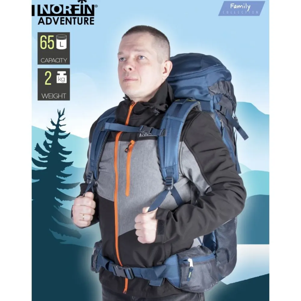 Best Norfin Rinkka Adventure, säädettävä kantojärjestelmä, sininen, eri kokoja