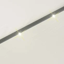 Sale FinePRICE Roikkuva päivänvarjo led-valoilla 300cm metallitanko hiekka