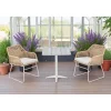 Baltic Garden Ruokailuryhmä Palermo pöytä, 70 cm, 2 kpl Seville tuolia