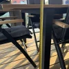 Clearance Comfort Garden Ruokailuryhmä Las Vegas 220/280 cm jatkettava pöytä + 8 säädettävää tuoli musta/tiikki