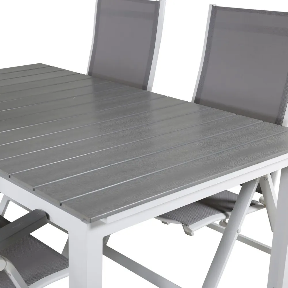 Clearance Venture Home Ruokailuryhmä , 160x100cm Levels-pöytä + 4 Albany-tuolia