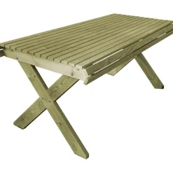 Hot Tammiston puu Ruokapöytä Susanna N115 160cm vihreä