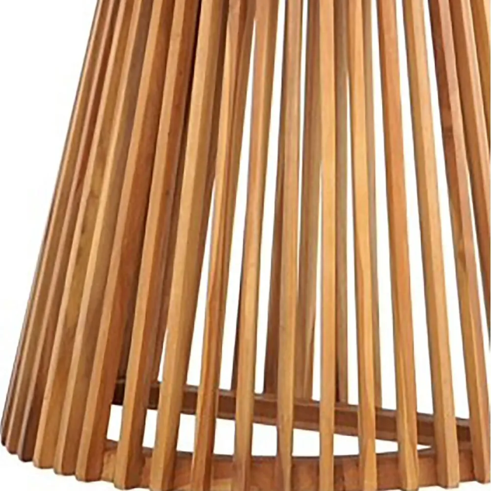 Discount House Nordic Ruokapöytä ulos Berja, 90x200x75cm, luonnollinen tiikki