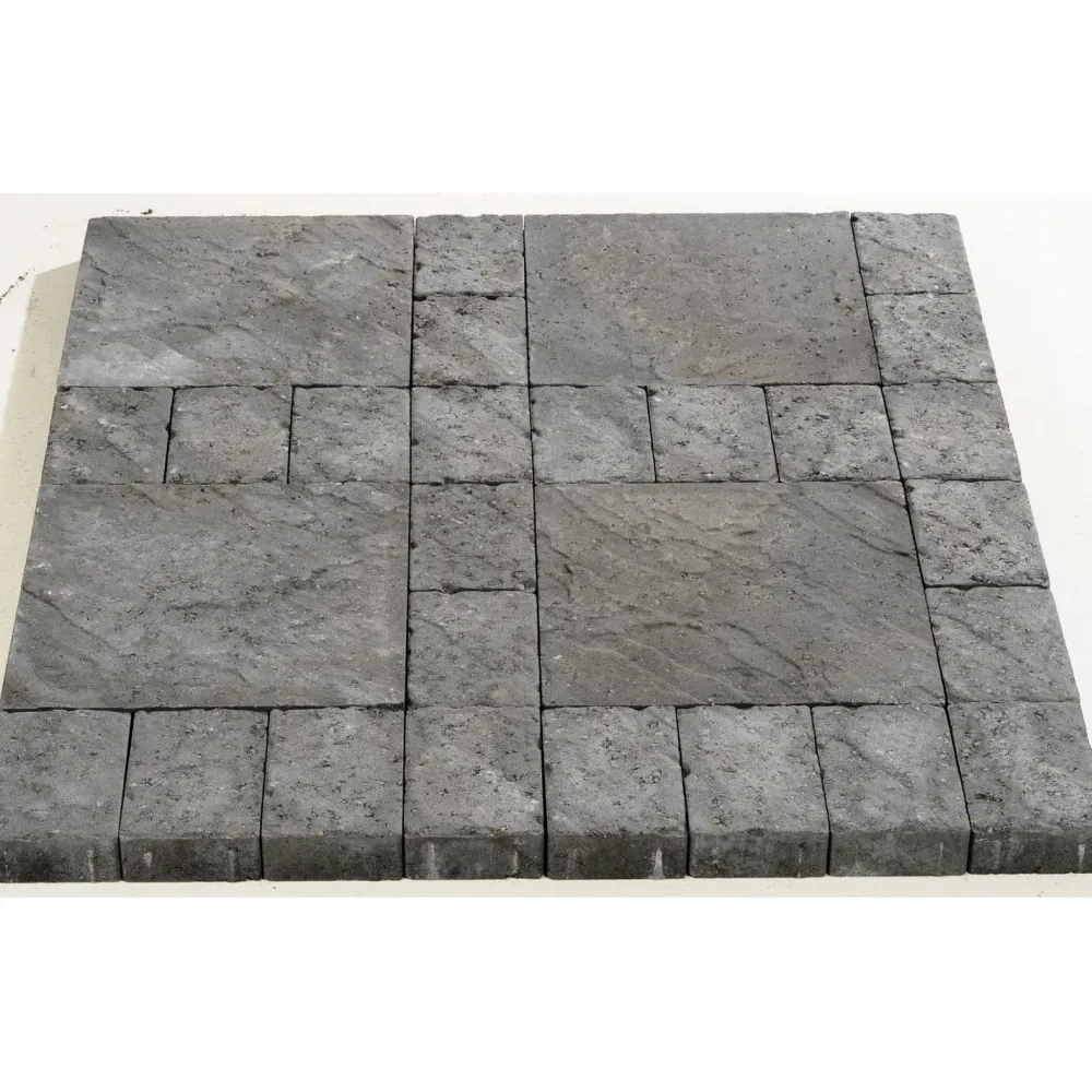 New Rudus Rustiikkilaatta 418x418x60mm harmaa