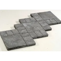 New Rudus Rustiikkilaatta 418x418x60mm harmaa