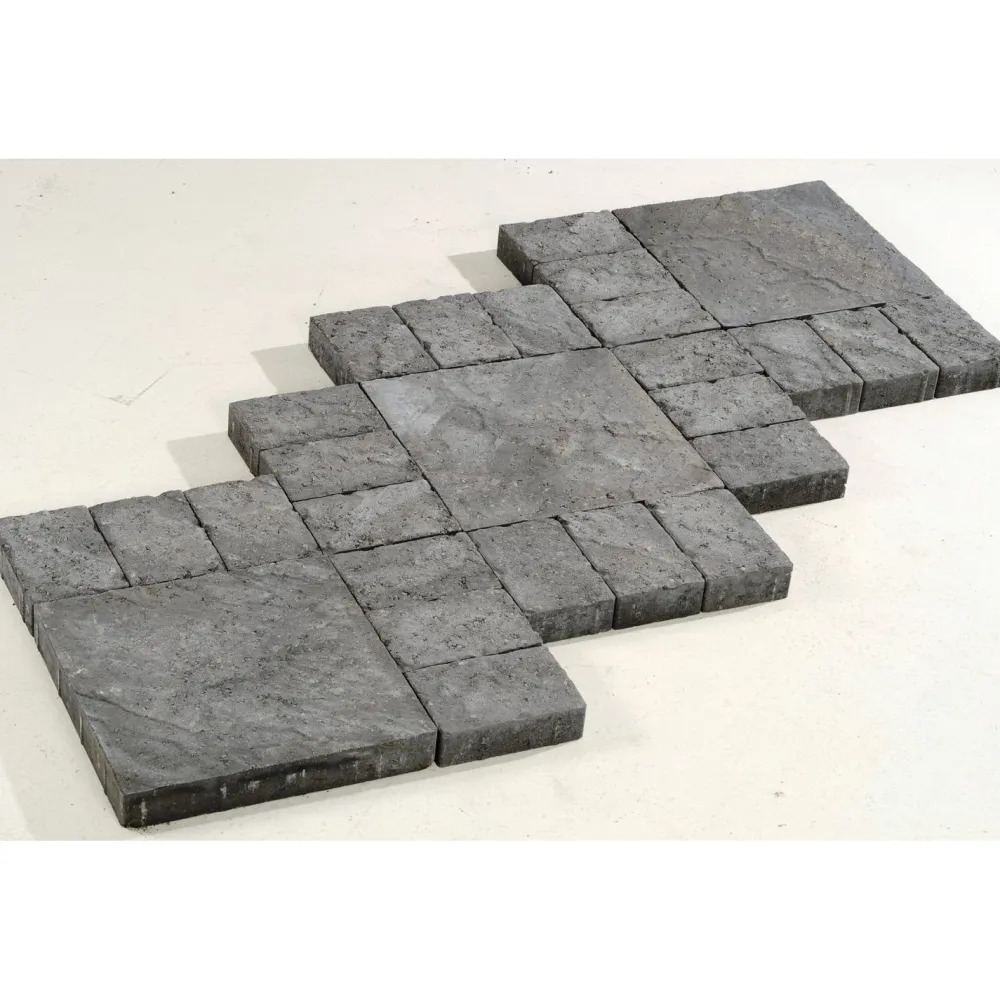 New Rudus Rustiikkilaatta 418x418x60mm harmaa