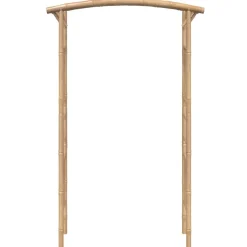 Online FinePRICE Ruusukaari bambu 118x40x187 cm