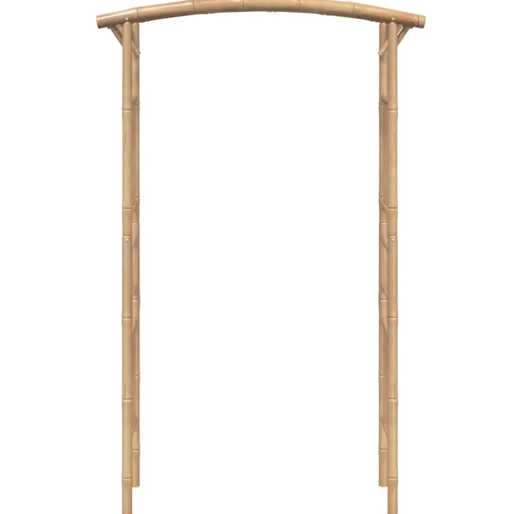 Online FinePRICE Ruusukaari bambu 118x40x187 cm