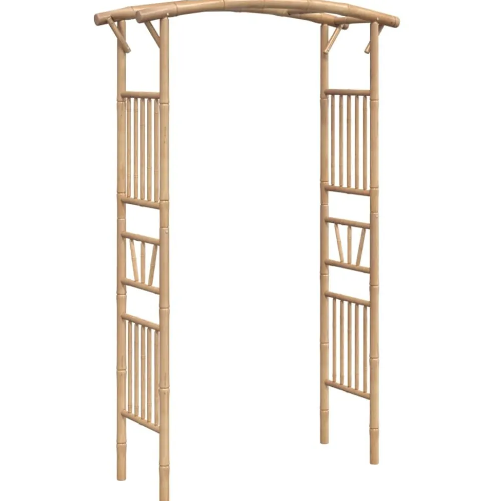 Online FinePRICE Ruusukaari bambu 118x40x187 cm