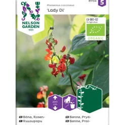 Outlet Nelson Garden Ruusupapu Lady Di Organic, siemenet