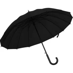 Discount FinePRICE Sateenvarjo automaattinen musta 105 cm
