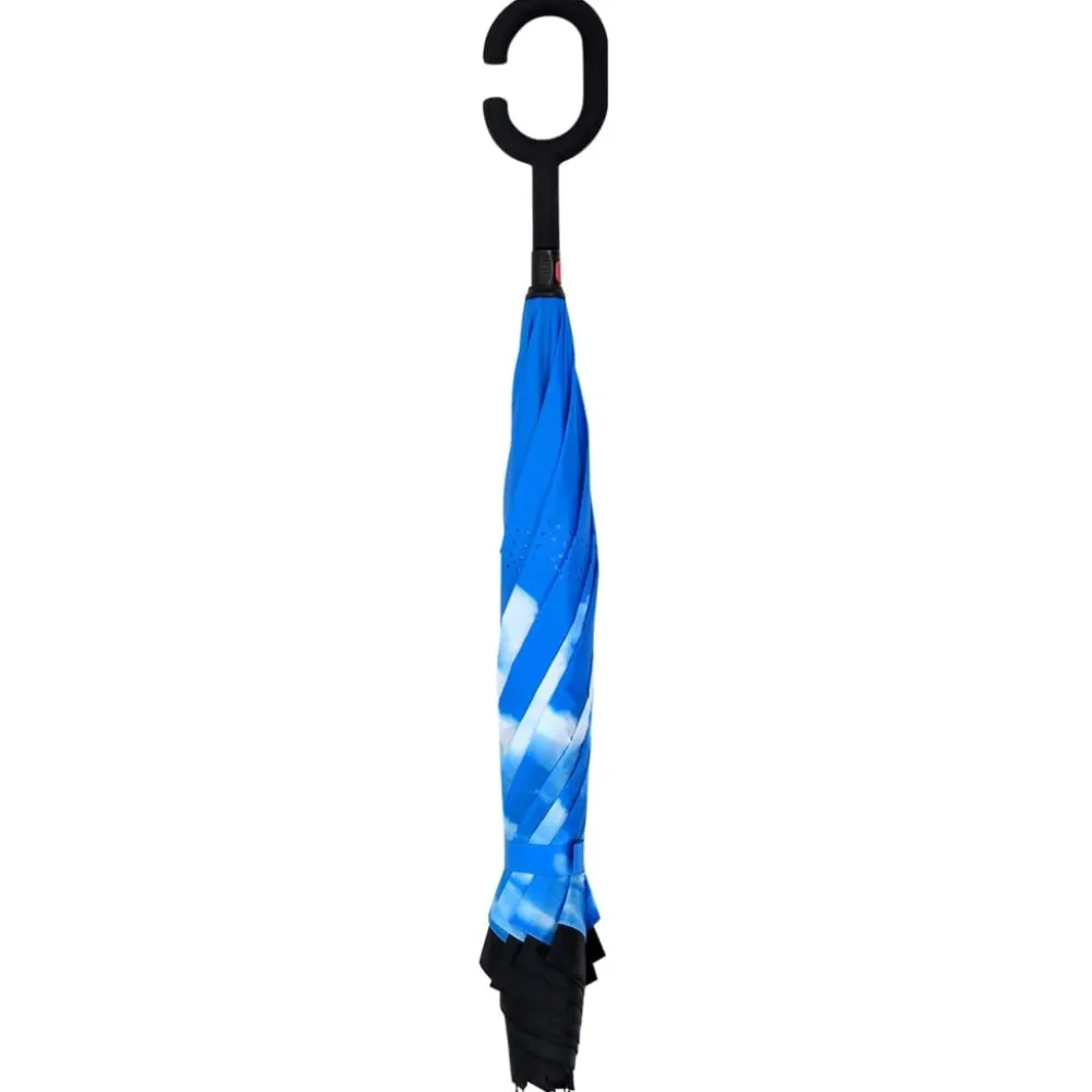 Clearance FinePRICE Sateenvarjo C-kahva musta 108 cm