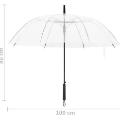 Sale FinePRICE Sateenvarjo läpinäkyvä 100 cm