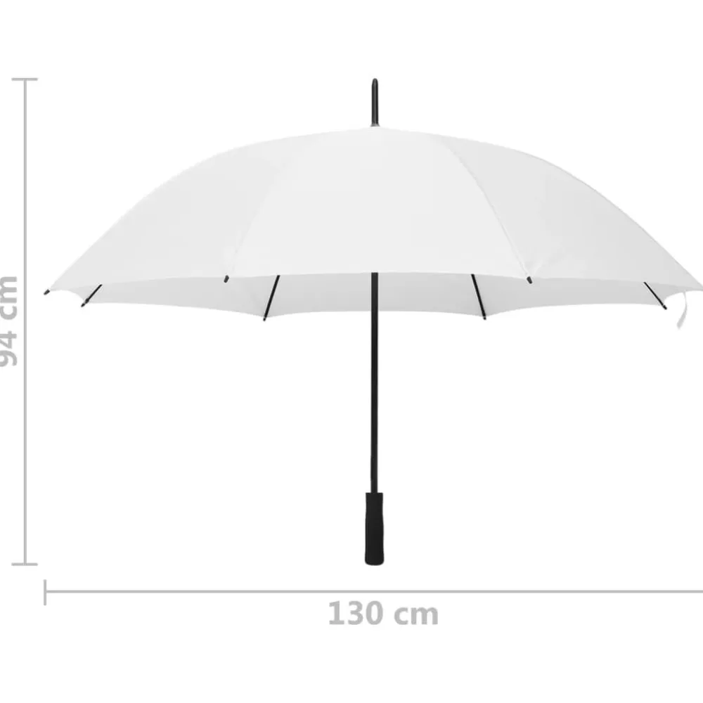 New FinePRICE Sateenvarjo valkoinen 130 cm