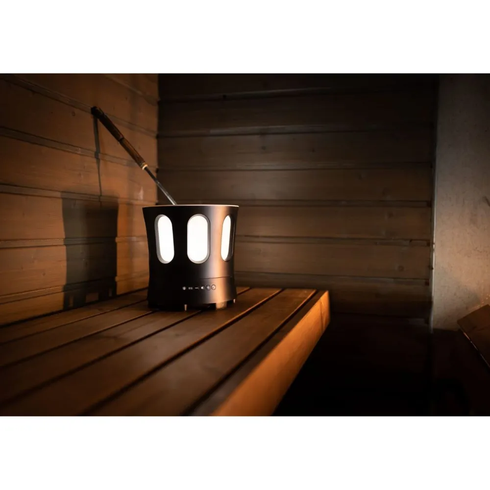 Hot Northern Pails Saunakaiutin ZONE Speaker Bluetooth vedenkestävä musta