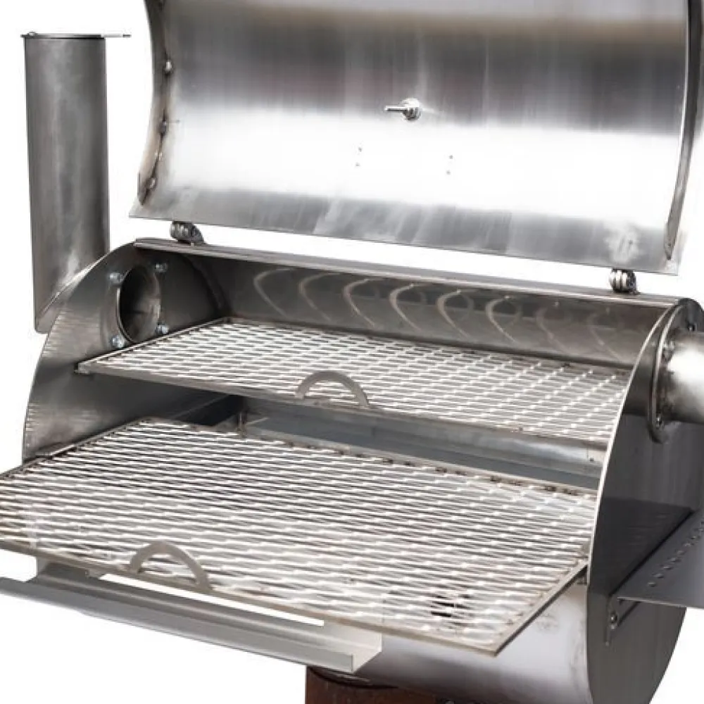 Discount GrillSymbol Savustusgrilli Smoky Beast Silver, 65x165x160cm