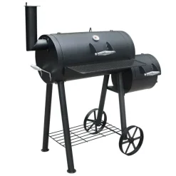 New Landmann Savustusgrilli Smoker 122 x 127 x 63 cm musta