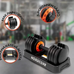Sale Nordcore Säädettävä käsipaino Core 2kpl, 50kg