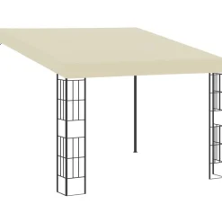 New FinePRICE Seinään kiinnitettävä huvimaja 3x3 m kerma kangas