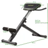 Clearance Tunturi Selkäpenkki CT40 Core Trainer kokoontaitettava max. 100 kg