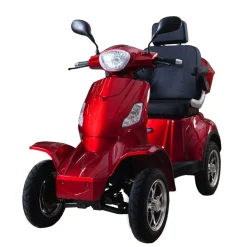 Online Kontio Motors Senioriskootteri Kontio SilverFox Four 2.0 metallinpunainen