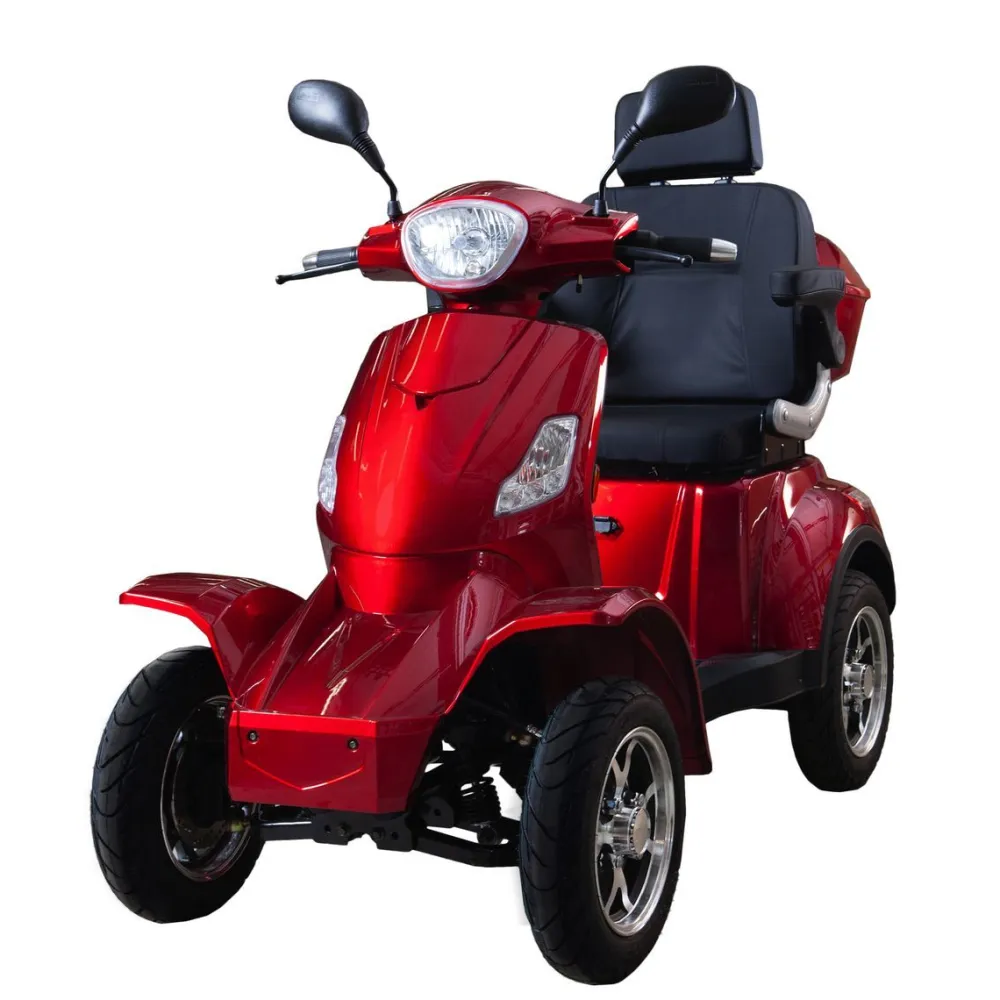 Online Kontio Motors Senioriskootteri Kontio SilverFox Four 2.0 metallinpunainen