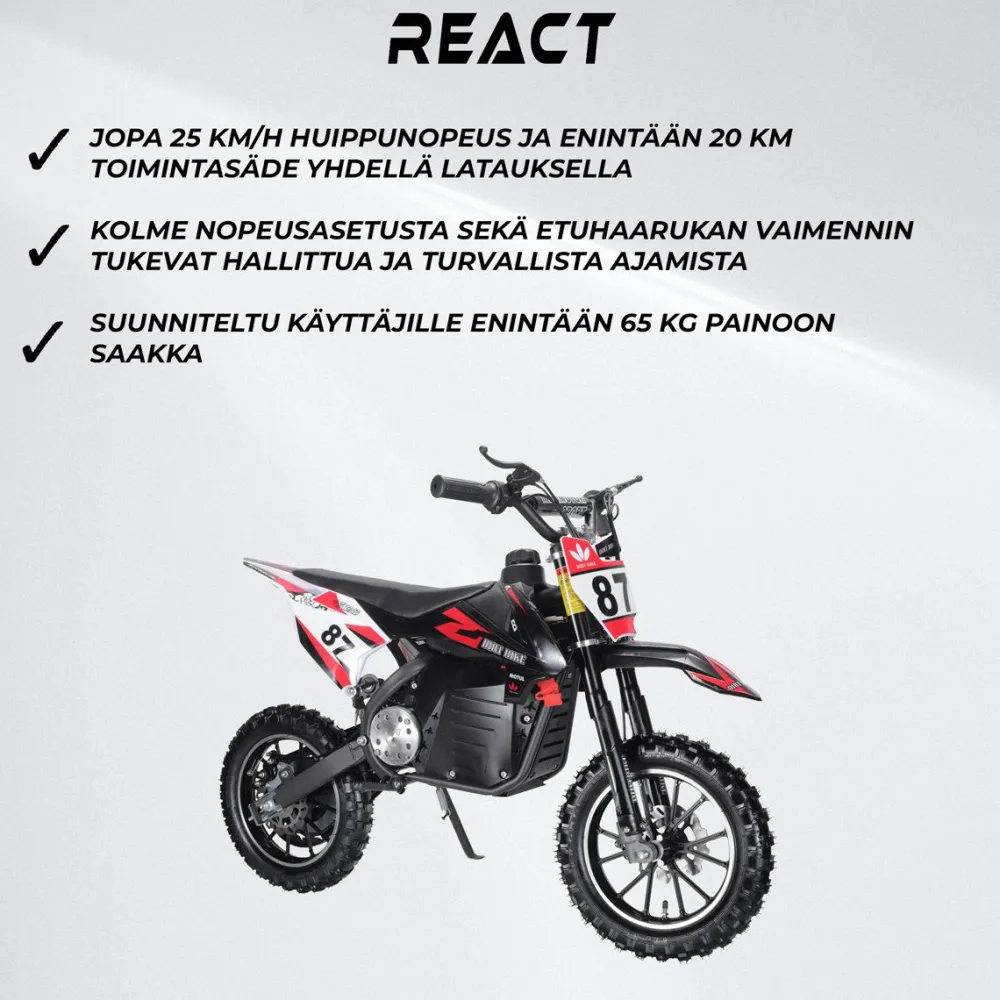 React Sähköcrossi Seeker, 800W