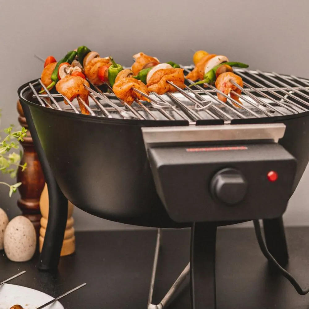 Discount Muurikka Sähkögrilli 48 SL, pöytämalli, 2200W, musta