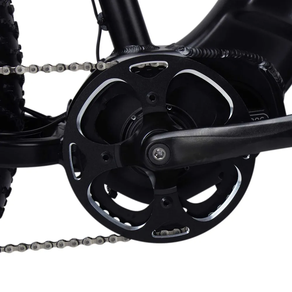 Sale Swoop Sähkömaastopyörä Fatbike Attacker, 26x4", 7 vaihdetta, musta