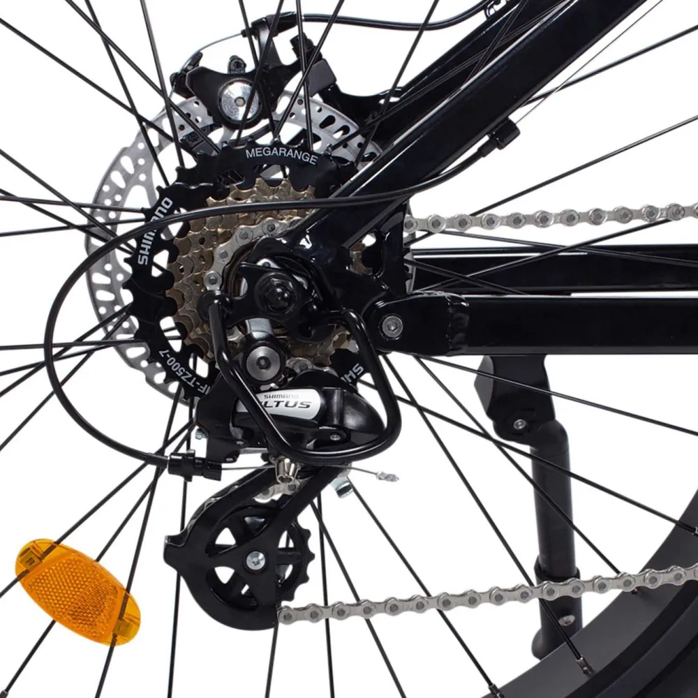 Online Swoop Sähkömaastopyörä Fatbike Ranger, 26x4", 7 vaihdetta, musta, 840 Wh akku