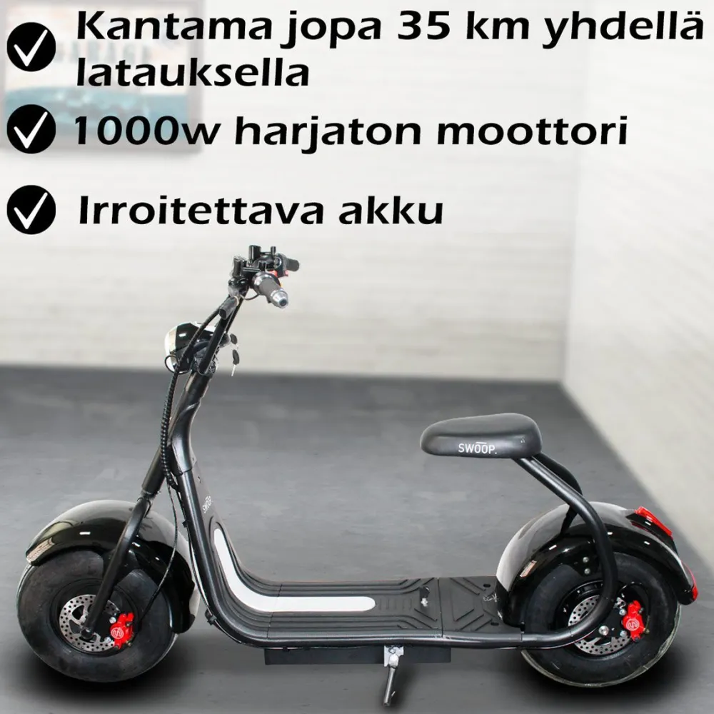 Discount Swoop Sähkömopo Cruiser N2 1000W eri värejä