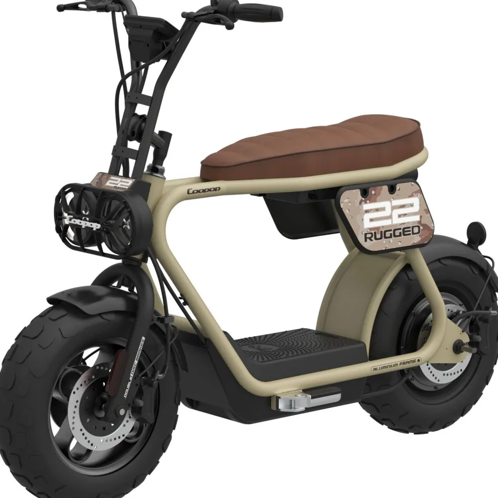 Sale Coopop Sähköskootteri Rugged, 25km/h, khaki
