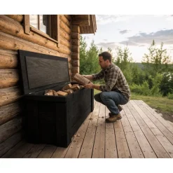 Discount Miljöökoriste Säilytysarkku 45 x 40 x 120 cm eri värejä