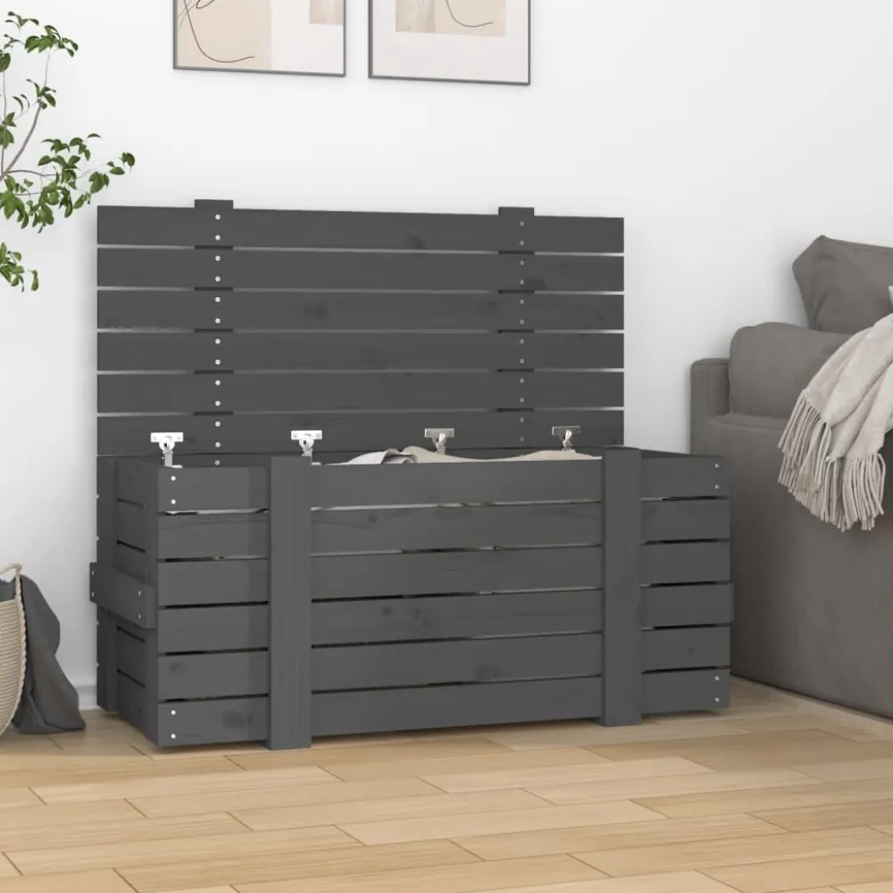 New FinePRICE Säilytyslaatikko, mäntypuu, eri kokoja ja värejä