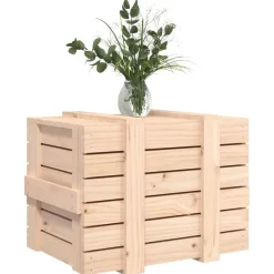 New FinePRICE Säilytyslaatikko, mäntypuu, eri kokoja ja värejä
