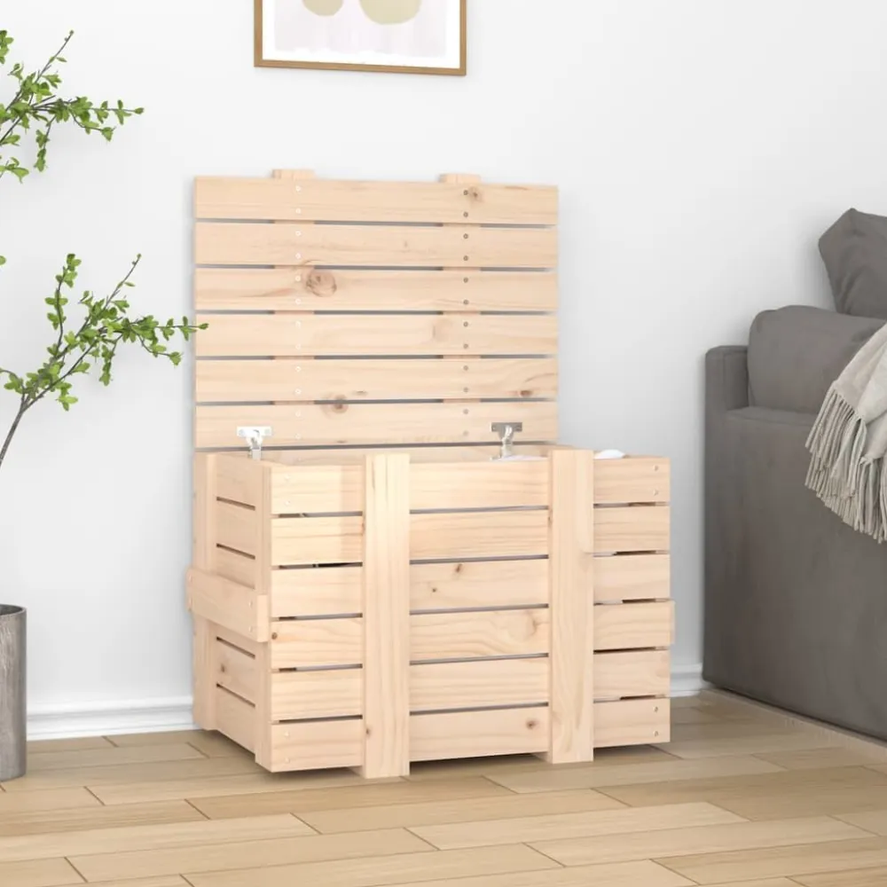 New FinePRICE Säilytyslaatikko, mäntypuu, eri kokoja ja värejä