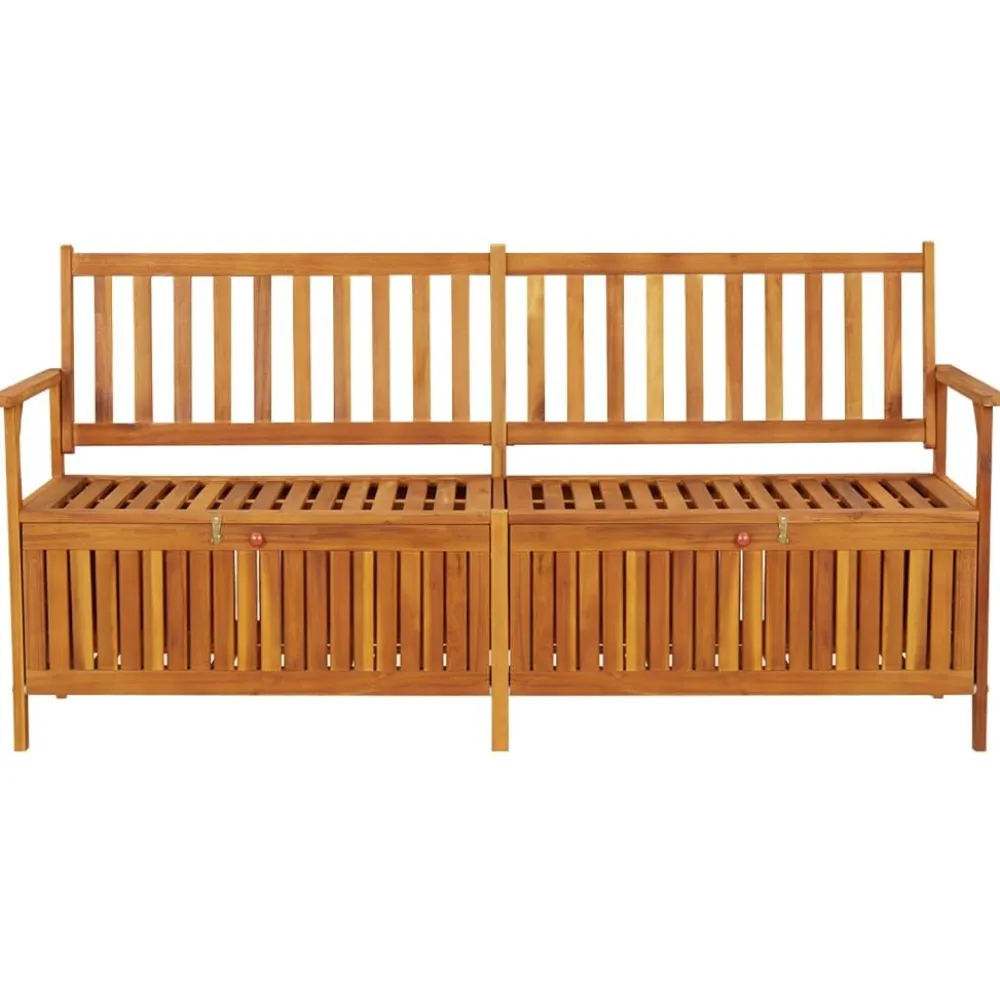 Sale FinePRICE Säilytyspenkki 148 cm, akaasiapuu Ruskea