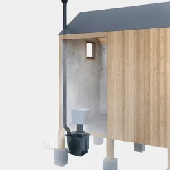 Discount Pikkuvihreä Sisäkuivakäymälä Green Toilet Lux posliini-istuimella