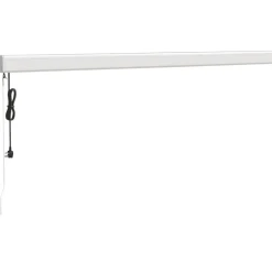 Sale FinePRICE Sisäänkelattava markiisi kermanvalkoinen 4x3 m kangas/alumiini