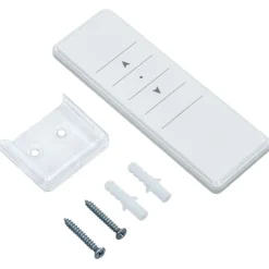 Outlet FinePRICE Sisäänkelattava markiisi 2 LED/tuulisensori 300x250 cm sininen/valkoinen
