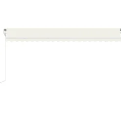 Best FinePRICE Sisäänkelattava markiisi LED/tuulisensori 300x250cm keltainen/valkoinen